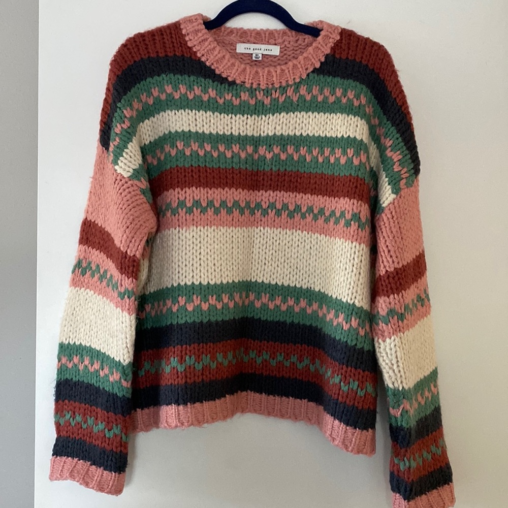 The Good Jane Stripped Sweater